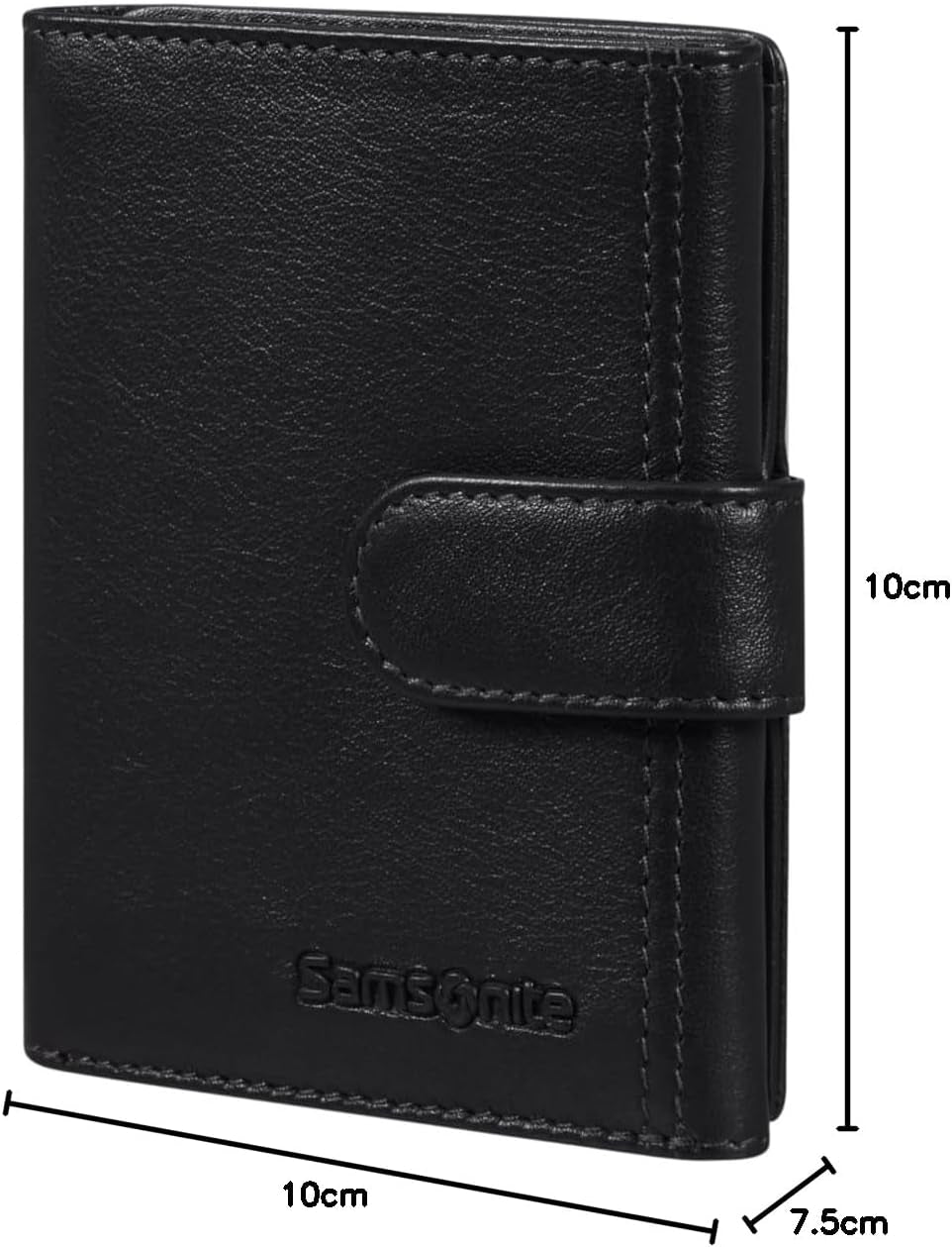 Samsonite Attack 2 SLG - Portemonnee, 10 cm, zwart (zwart) Herenportemonnee Naty Shop