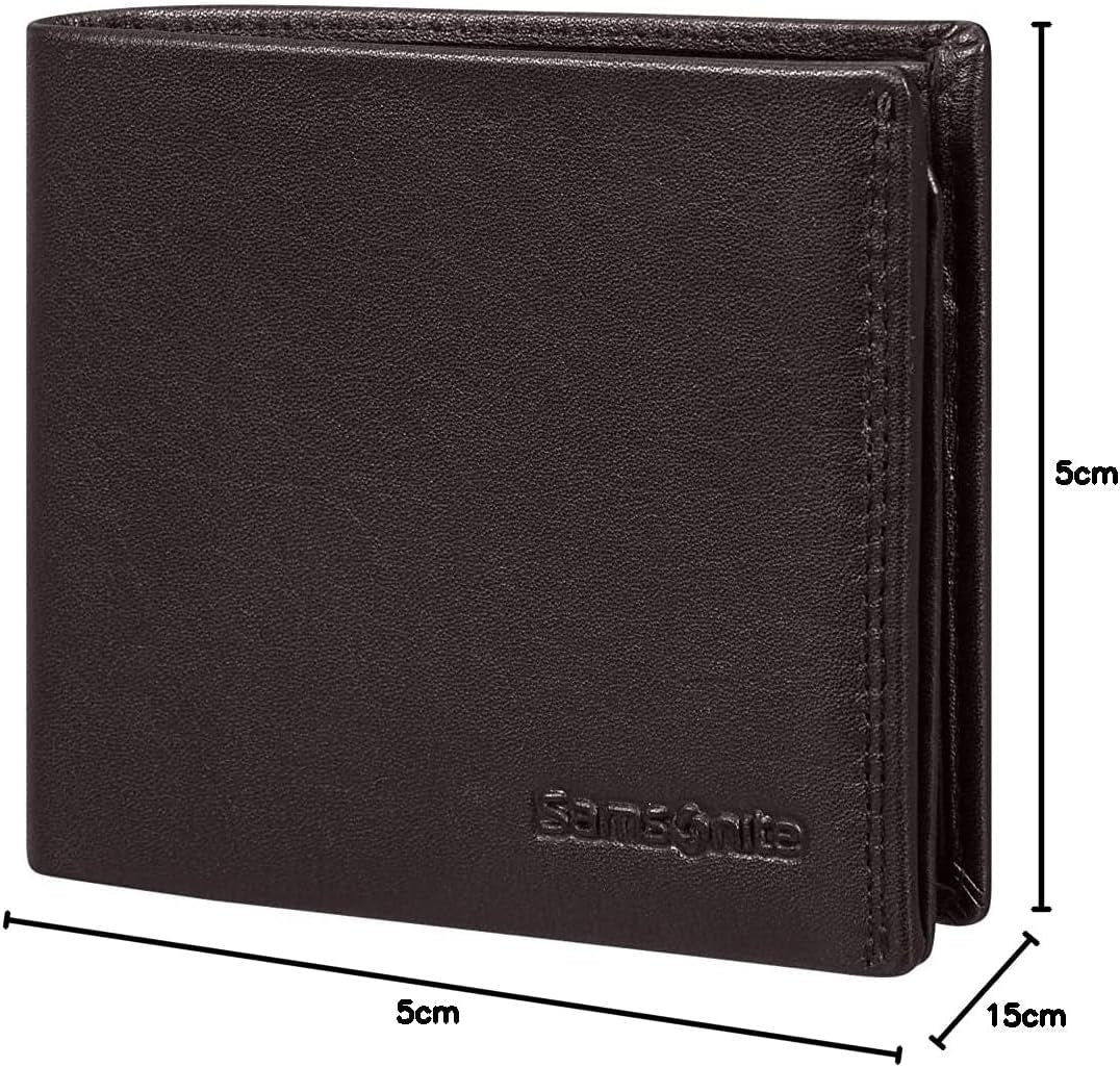 Samsonite Attack 2 SLG - Portemonnee, 10,5 cm, bruin (Ebony Brown) Herenportemonnee Naty Shop