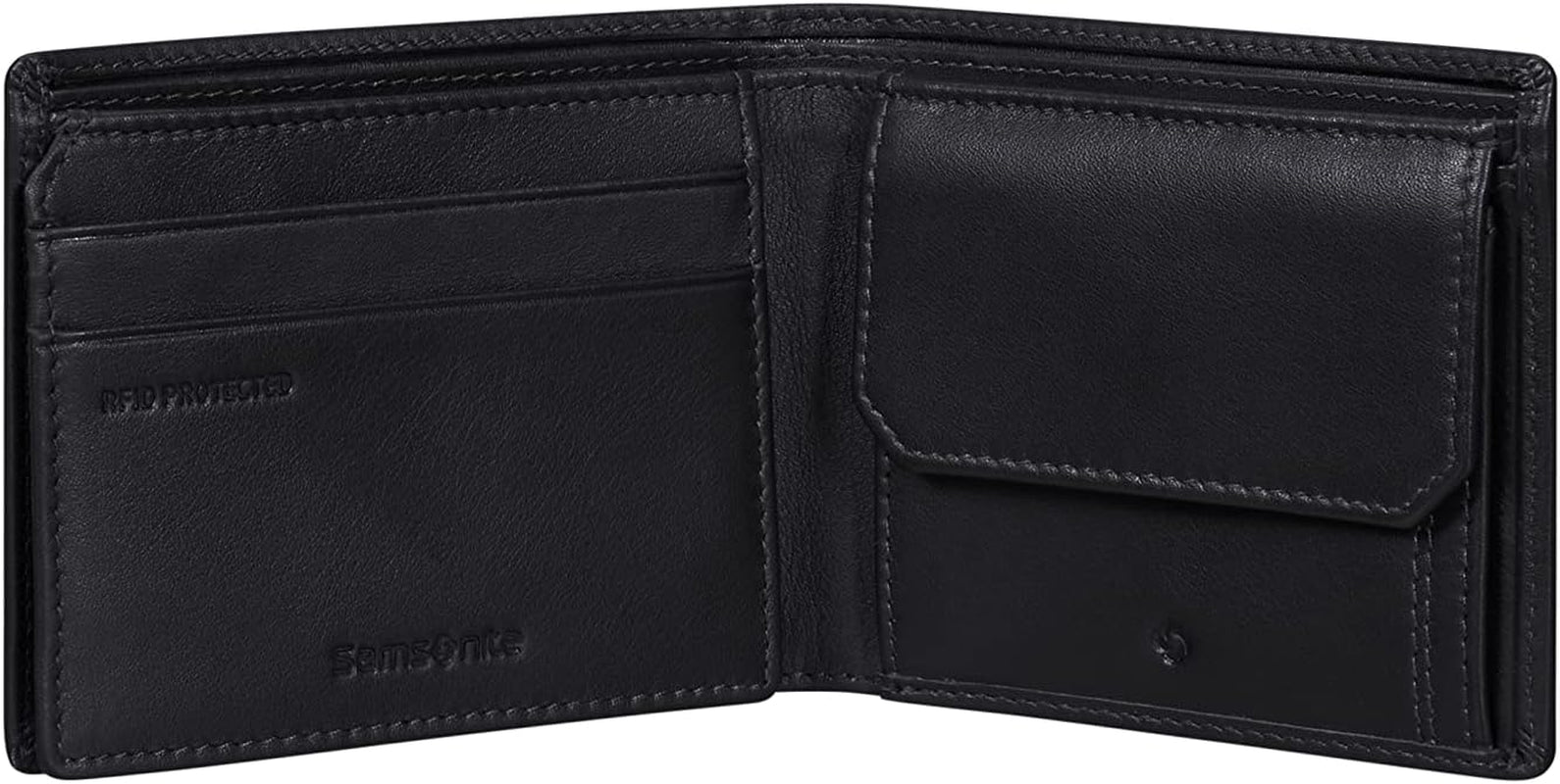 Samsonite Attack 2 SLG - Portemonnee, 10,5 cm, zwart (zwart) Heren portemonnee Naty Shop