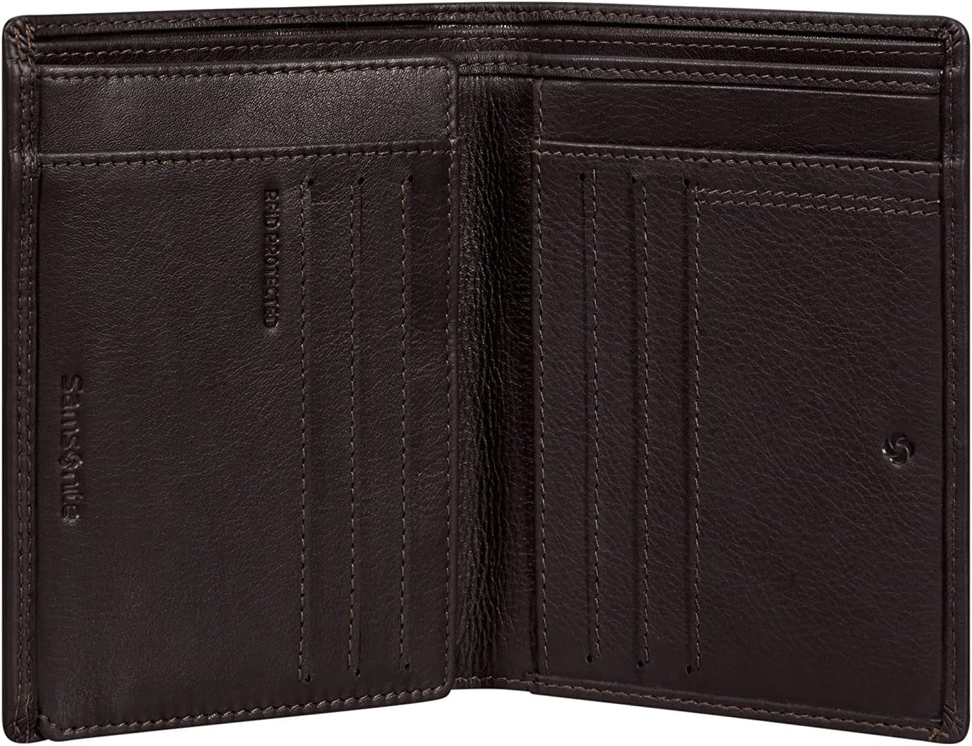 Samsonite Attack 2 SLG - Portemonnee, 12,5 cm, bruin (Ebony Brown) Herenportemonnee Naty Shop