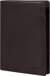 Samsonite Attack 2 SLG - Portemonnee, 12,5 cm, bruin (Ebony Brown) Herenportemonnee Naty Shop Standaard titel