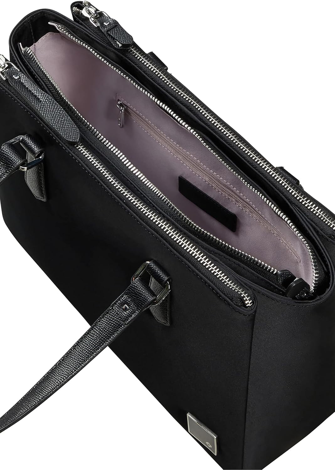 Samsonite Essentially Karissa - Schoudertas met 3 vakken, 34 cm, zwart (zwart) Damestassen Naty Shop