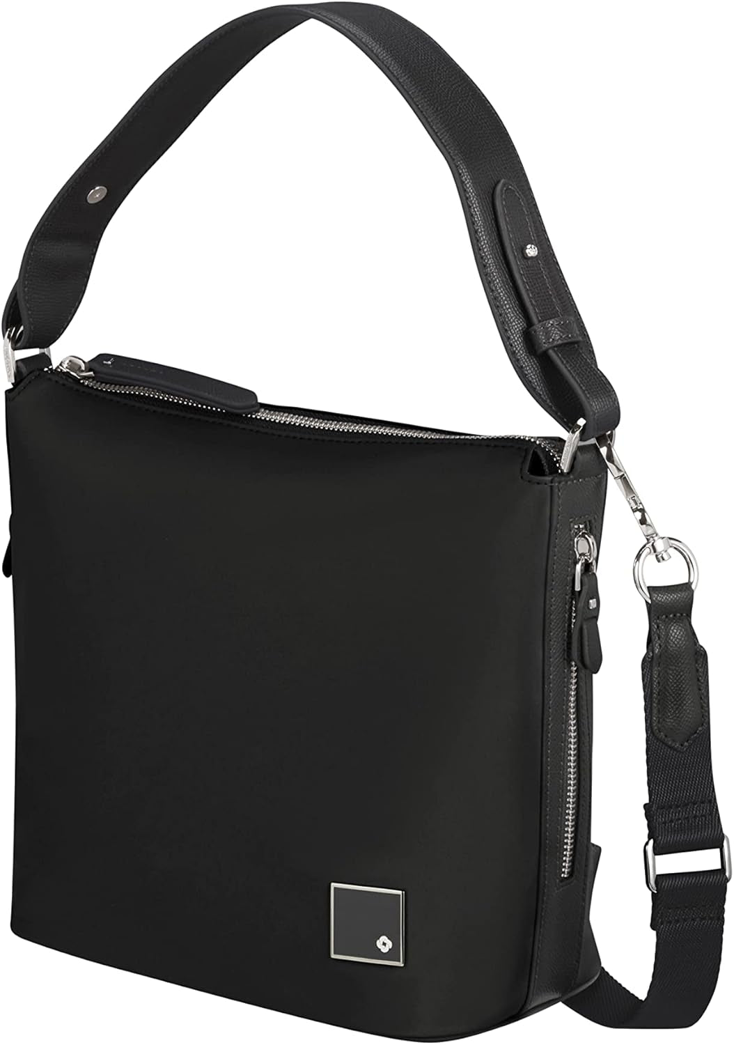 Samsonite Essentially Karissa - Reistas S, 27 cm, grijs (Dove Grey) Tassen Dames Naty Shop Zwart (zwart)