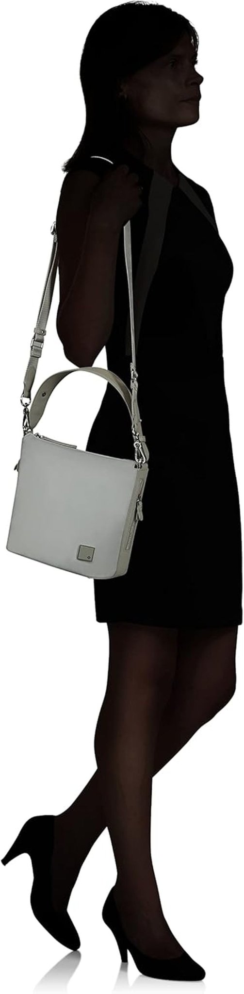 Samsonite Essentially Karissa - Reistas S, 27 cm, grijs (Dove Grey) Damestassen Naty Shop
