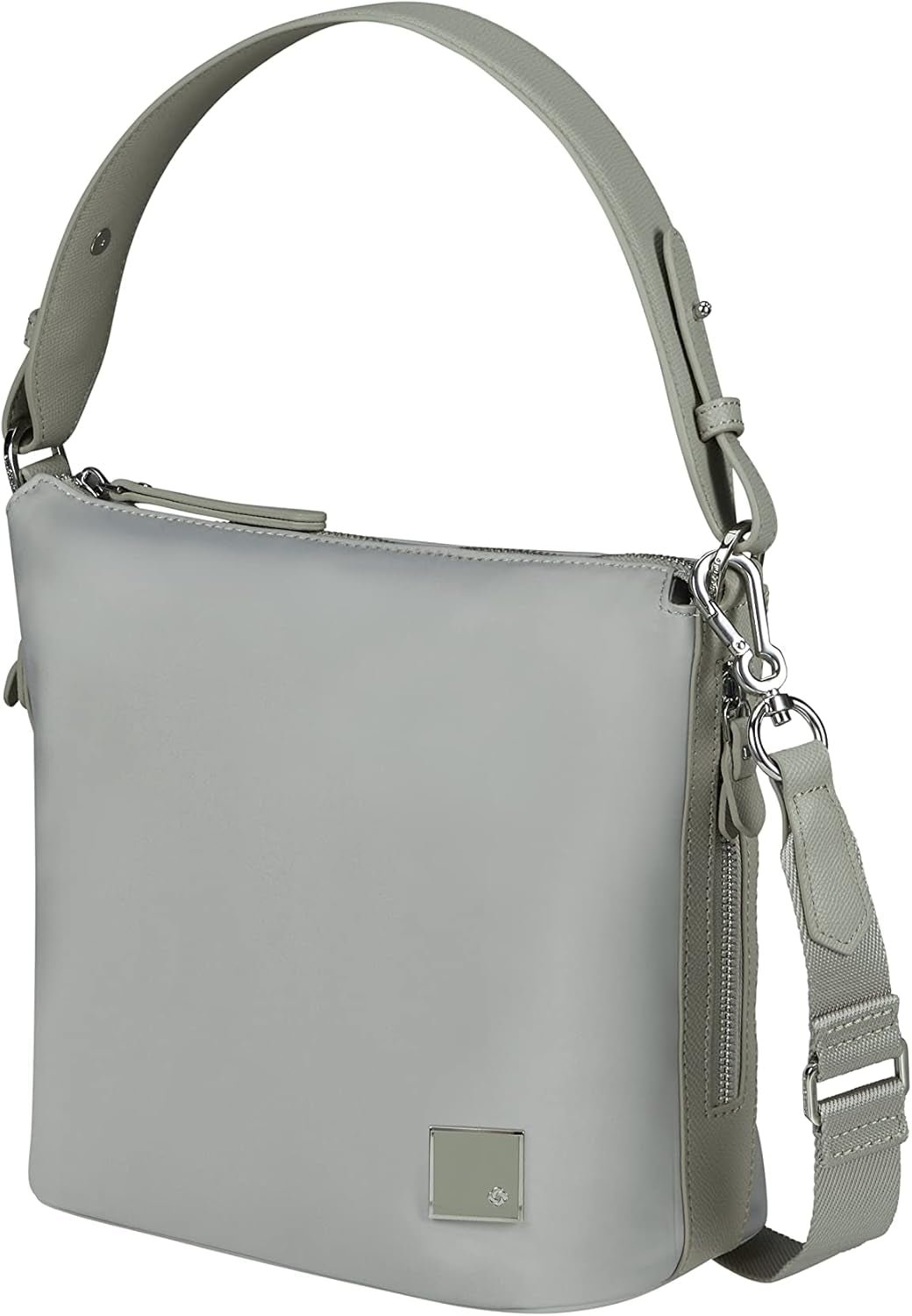 Samsonite Essentially Karissa - Reistas S, 27 cm, grijs (Dove Grey) Damestassen Naty Shop Grijs (Dove Grey)
