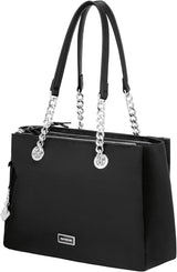 Samsonite Dames Karissa 2.0 - Schoudertas Bagage- Messenger Bag (pak van 1) Damestassen Naty Shop Zwart (Eco Zwart) 34