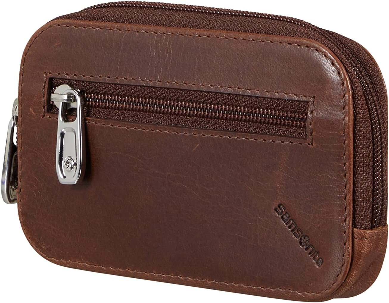 Samsonite Veggy SLG - Portemonnee, 11,6 cm, bruin (donkerbruin) Herenportemonnee Naty Shop Standaardtitel