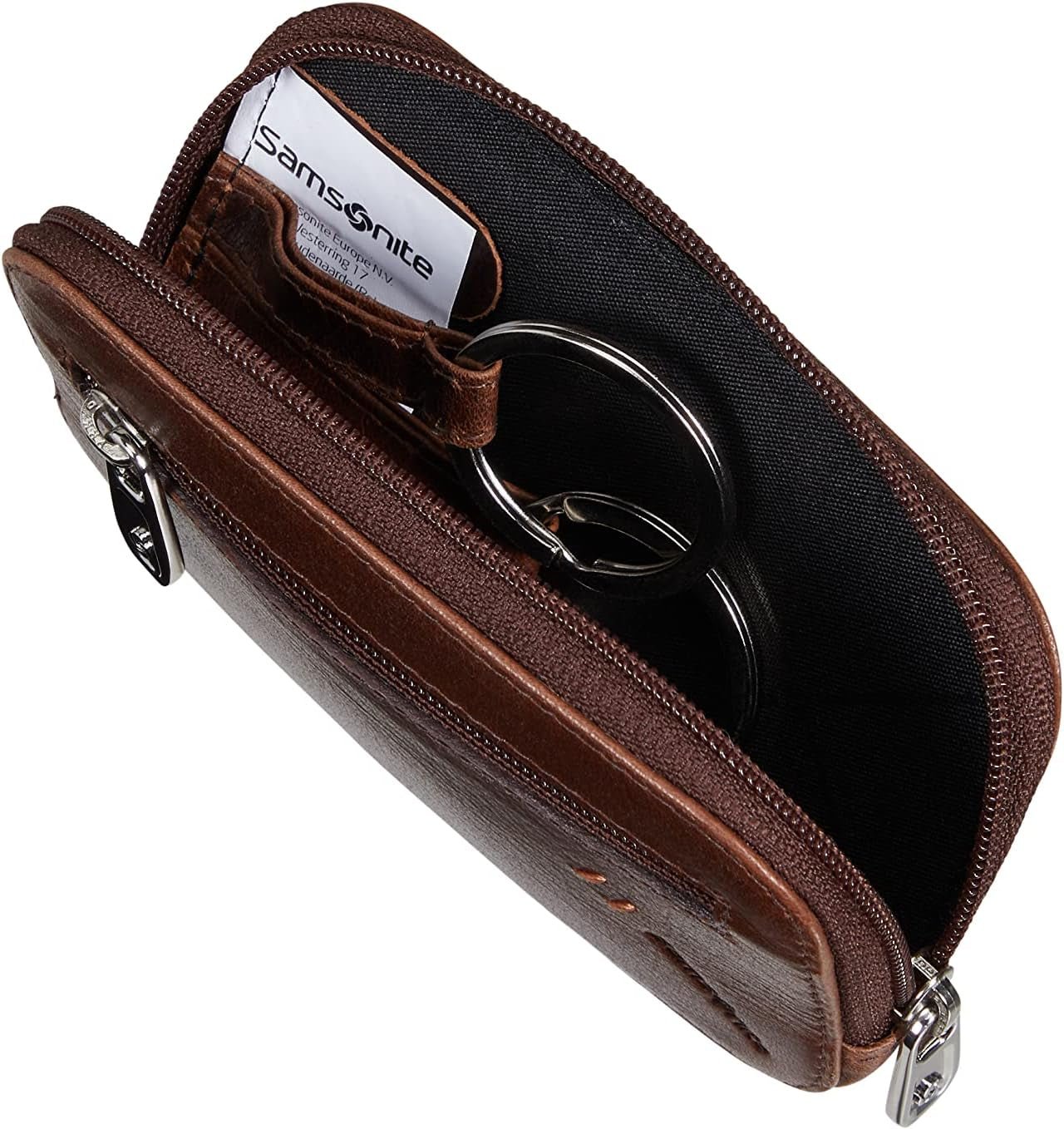 Samsonite Veggy SLG - Portemonnee, 11,6 cm, bruin (donkerbruin) Herenportemonnee Naty Shop