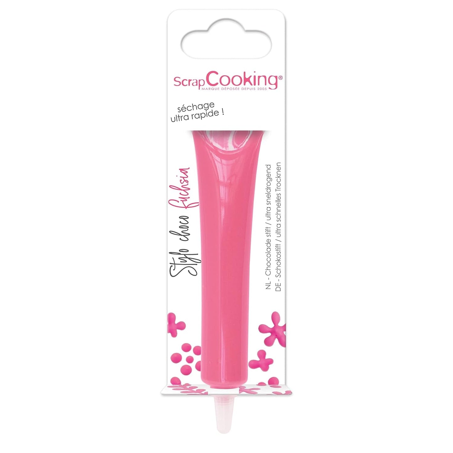ScrapCooking - kleurstof voor levensmiddelen, diverse kleuren, in een tube om te schrijven, 25 gram Naty Shop Suikerpasta Fuchsia Roze Klein