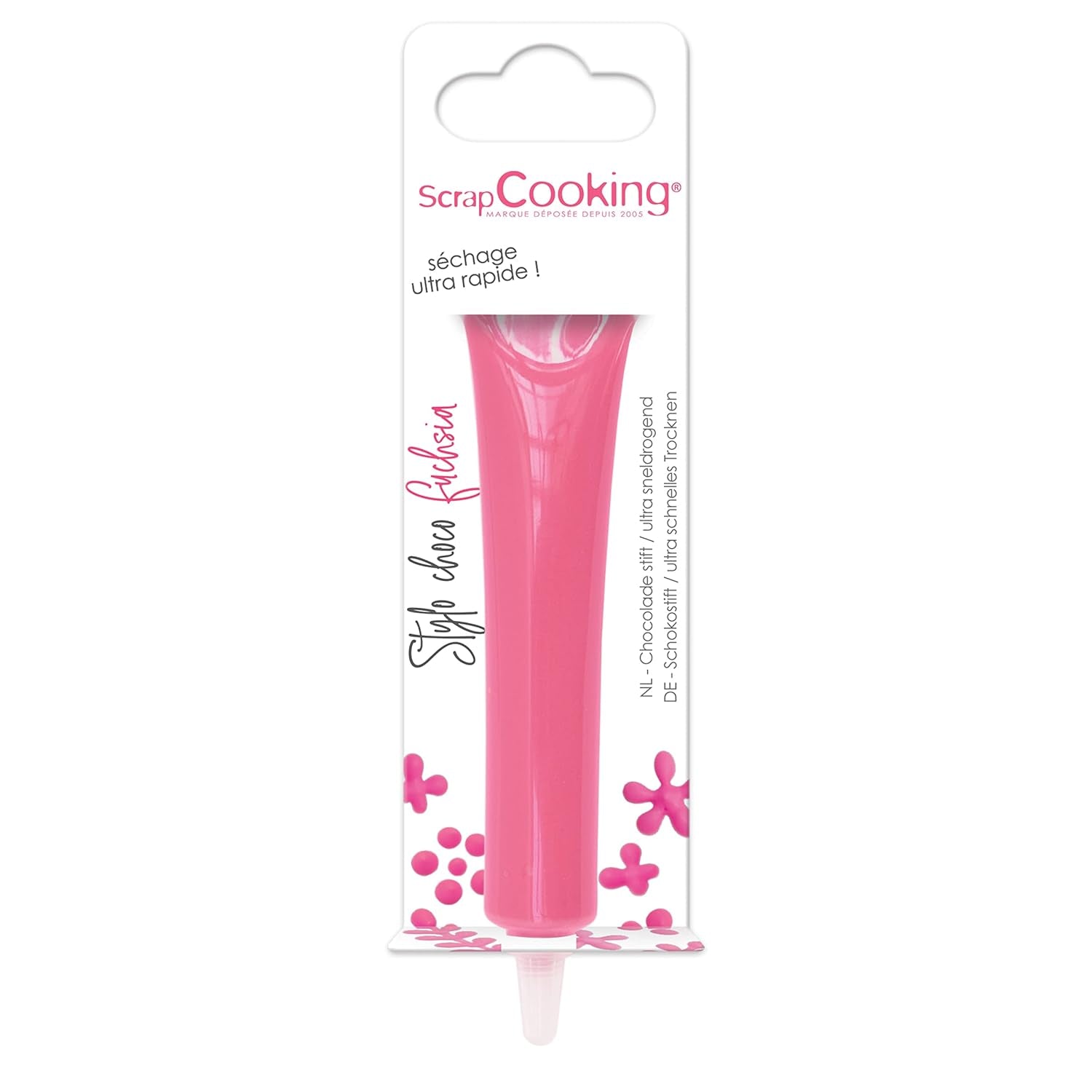 ScrapCooking - kleurstof voor levensmiddelen, diverse kleuren, in een tube om te schrijven, 25 gram Naty Shop Suikerpasta Fuchsia Roze Klein