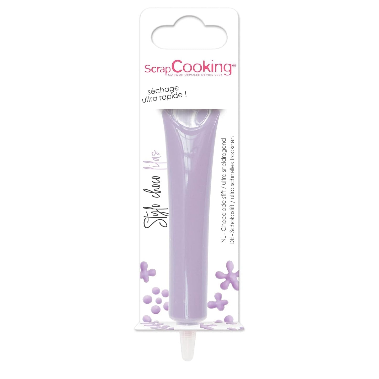 ScrapCooking - kleurstof voor levensmiddelen, diverse kleuren, in tube om te schrijven, 25 gram Naty Shop Lila Kleine suikerpasta