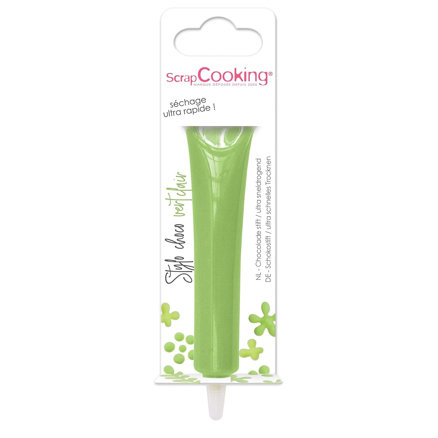 ScrapCooking - kleurstof voor levensmiddelen, diverse kleuren, tube om te schrijven, 25 gram Naty Shop Suikerpasta Lichtgroen Klein