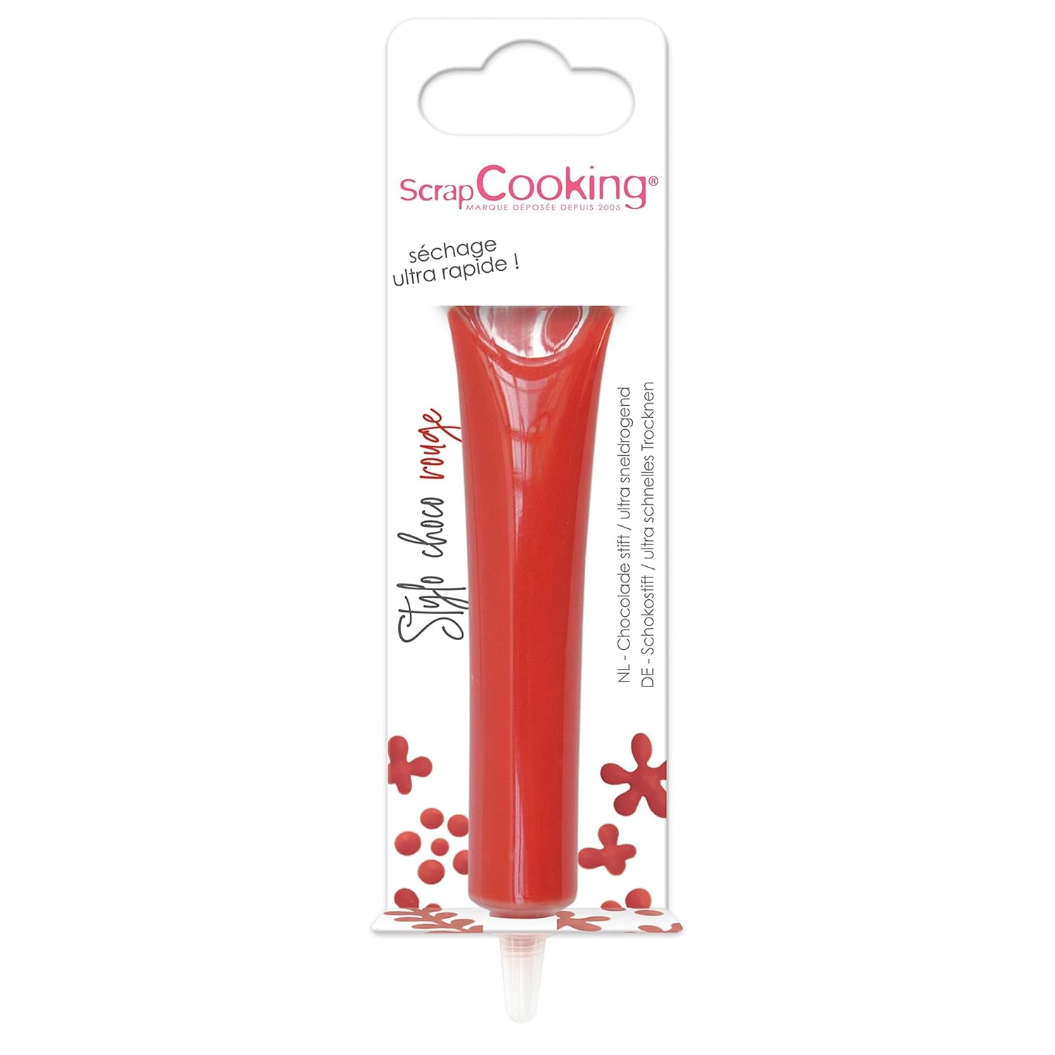ScrapCooking - kleurstof voor levensmiddelen, diverse kleuren, tube om te schrijven, 25 gram Naty Shop Kleine Rode Suikerpasta