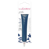 ScrapCooking - kleurstof voor levensmiddelen, diverse kleuren, in een tube om te schrijven, 25 gram Naty Shop suikerpasta Nachtblauw Klein