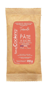 ScrapCooking - Pâte à Sucre Vert Sauge 250g - Kleurstof d'Origine Naturelle - Glutenvrij, Sans Huile de Palme - Pour Gâteaux, Pâtisseries Anniversaire - Vert Pastel - Fabrikie en France - 7621 Suikerpasta Naty Shop Rode terracotta