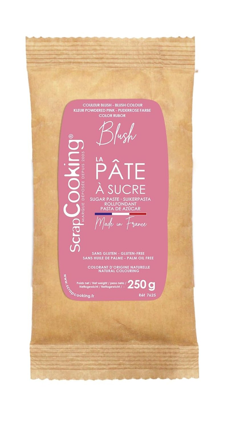 ScrapCooking - Pâte à Sucre Vert Sauge 250g - Kleurstof d'Origine Naturelle - Glutenvrij, Sans Huile de Palme - Pour Gâteaux, Pâtisseries Anniversaire - Vert Pastel - Fabrikie en France - 7621 Suikerpasta Naty Shop Roze blos