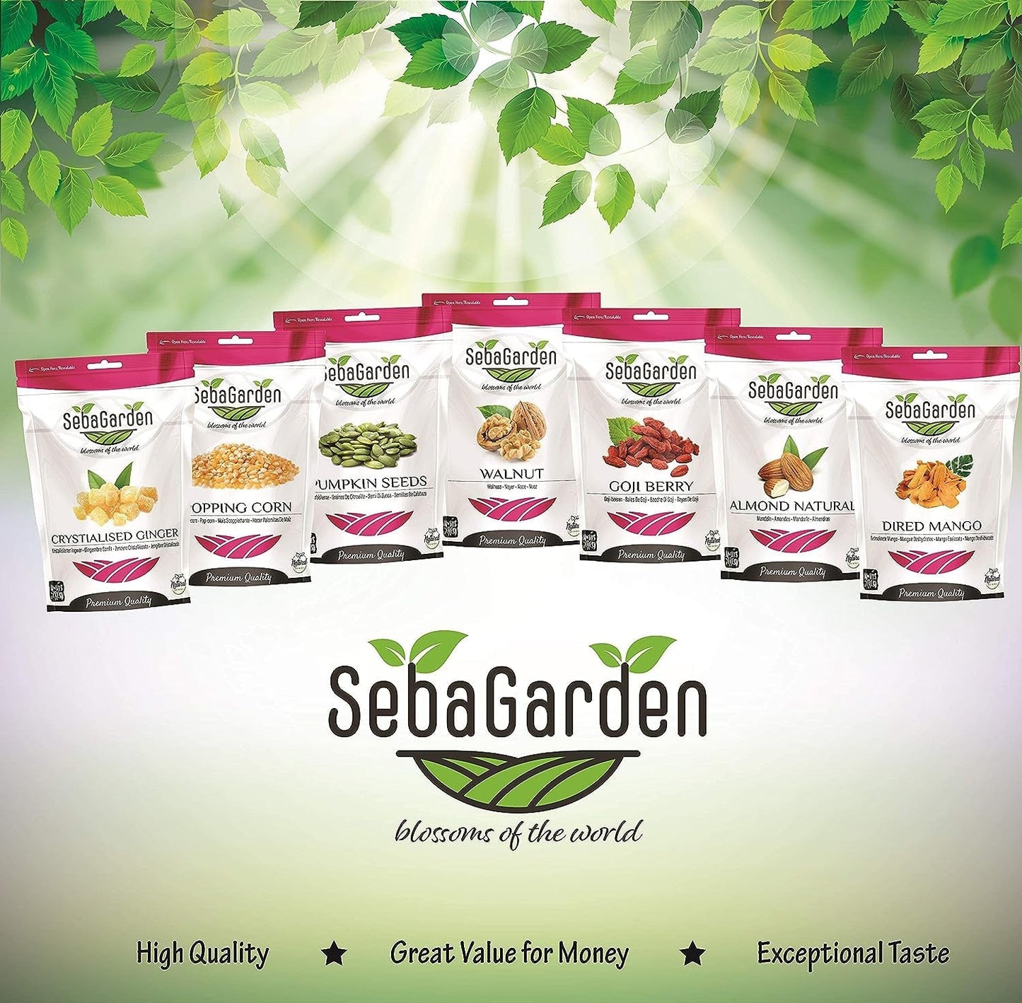 Seba Garden Premium gevriesdroogde aardbeien, heerlijke mediterrane aardbeien, non-GMO en vegan (100 g) Gedroogde producten Mijn winkel