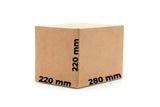 Set van 20 CO3 kartonnen dozen, 280 x 220 x 220 Verpakkingsdozen Nati Shop