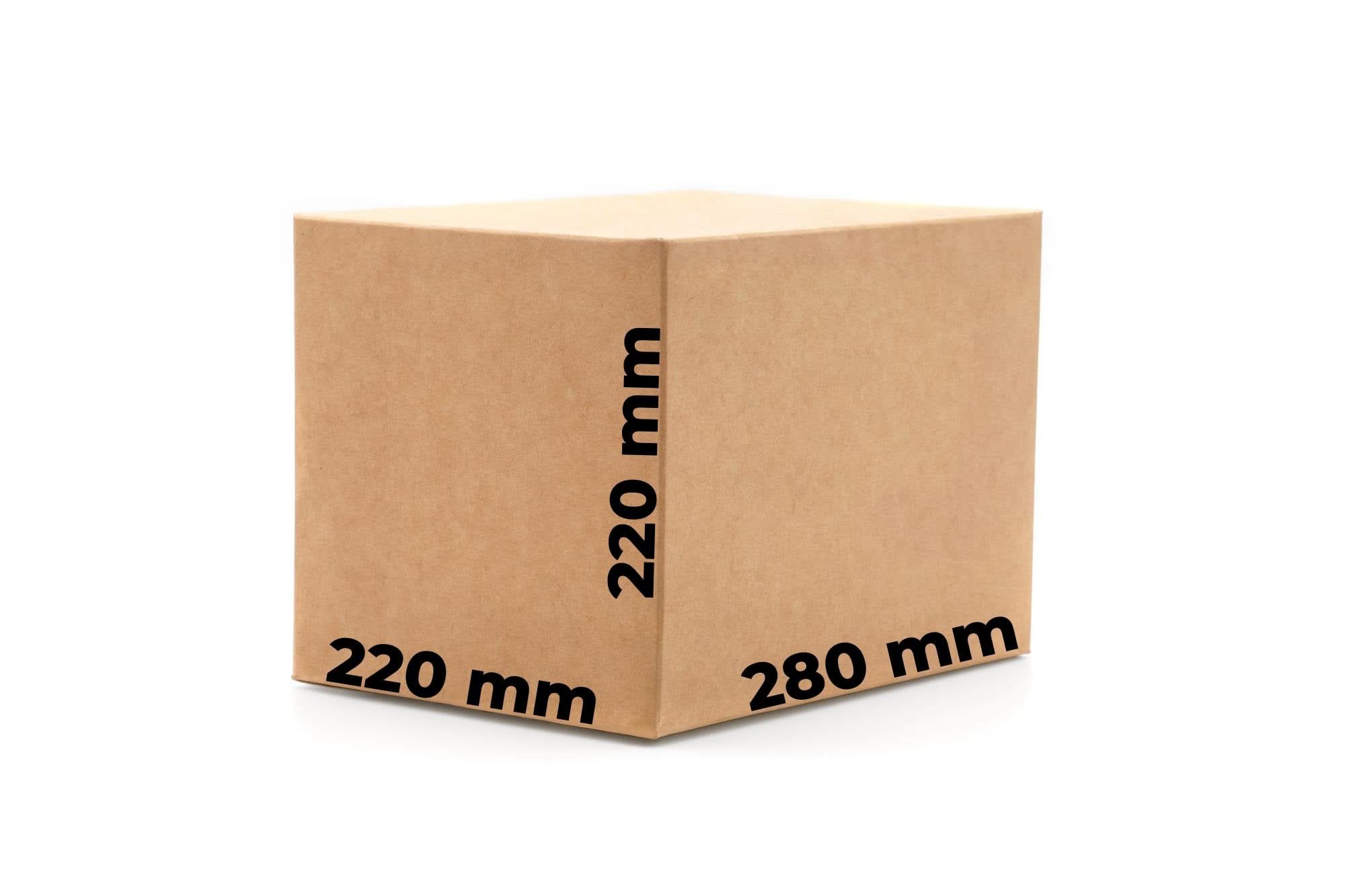 Set van 20 CO3 kartonnen dozen, 280 x 220 x 220 Verpakkingsdozen Nati Shop