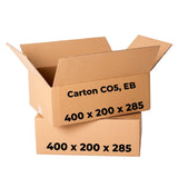 Set van 20 kartonnen dozen CO5, EB, 400 x 200 x 285 Verpakkingsdozen Nati Shop