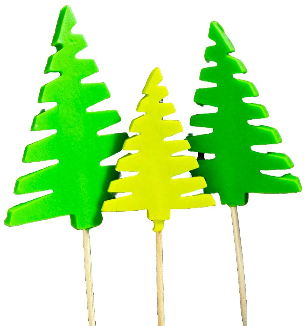 Set van 3 eetbare suikerdecoraties, Brazi Sugar Paste Decorations Nati Shop