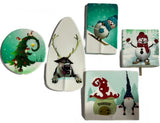 Set van 5 eetbare suikerdecoraties, Christmas Nati Shop