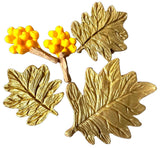 Set van 5 eetbare suikerdecoraties, Autumn Sugar Paste Decorations Nati Shop