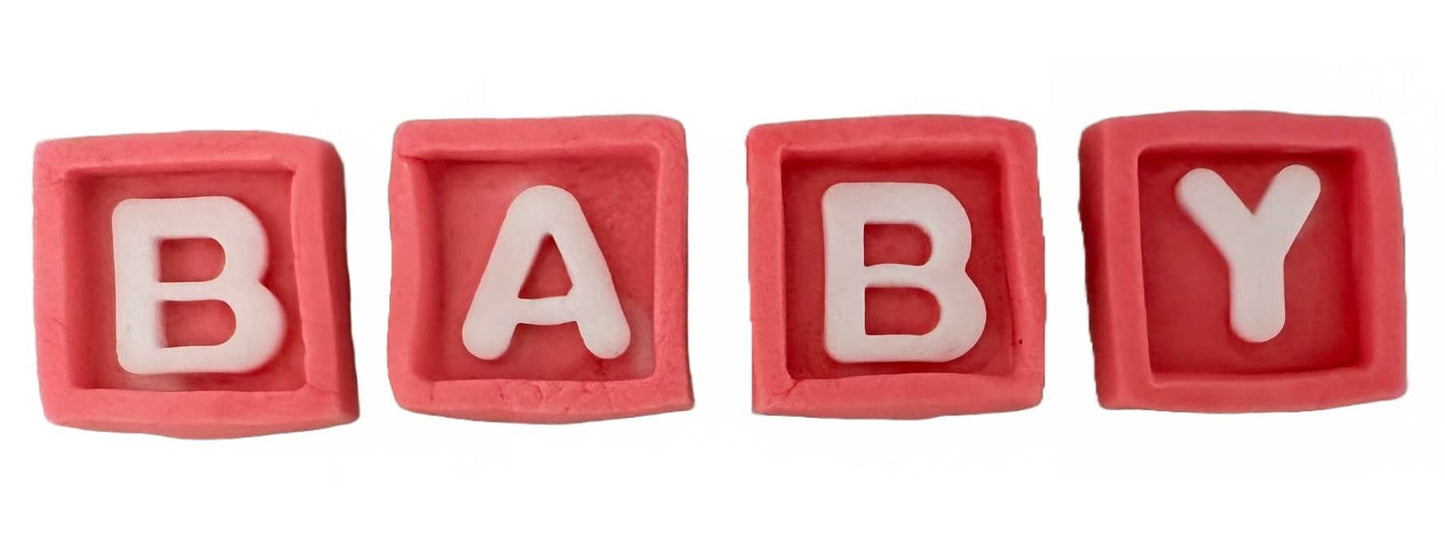 Set eetbare suikerdecoraties, Baby Sugar Paste Decorations Nati Shop