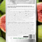Gevriesdroogde vijgen 100% natuurlijke gedroogde vijgen | Geen toegevoegde suikers Gezond gevriesdroogd snoepje | Gevriesdroogd fruit Gevriesdroogde vijgen | ZingyZoo (100g) Naty Shop gedehydrateerde producten
