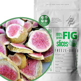 Gevriesdroogde vijgen 100% natuurlijke gedroogde vijgen | Geen toegevoegde suikers Gezond gevriesdroogd snoepje | Gevriesdroogd fruit Gevriesdroogde vijgen | ZingyZoo (100g) Naty Shop gedehydrateerde producten 100 G (1 verpakking)