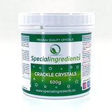 Speciale ingrediënten Crackle Crystals Crackle 500g De hoogste kwaliteit, niet-GMO, ideaal voor taarten, snoep en ijs Naty Shop Suikerpasta 500G (1 pakje)