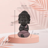 Baby Boeddha Pink Toga beeldje - Inspirerend en vrolijk beeldje - Positieve talisman Concentratie - Leuk en spiritueel cadeau-idee - H 7 cm - Zen'Light Beeldjes en sculpturen Naty Shop