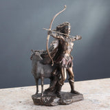 Bronzen beeld van de godin van de jacht en de wilde Naty Shop-beeldjes en sculpturen