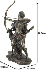 Bronzen beeld van de godin van de jacht en de wilde Naty Shop-beeldjes en sculpturen