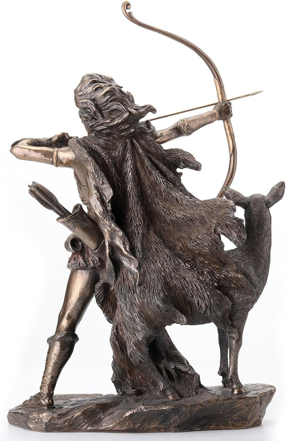 Bronzen beeld van de godin van de jacht en de wilde Naty Shop-beeldjes en sculpturen
