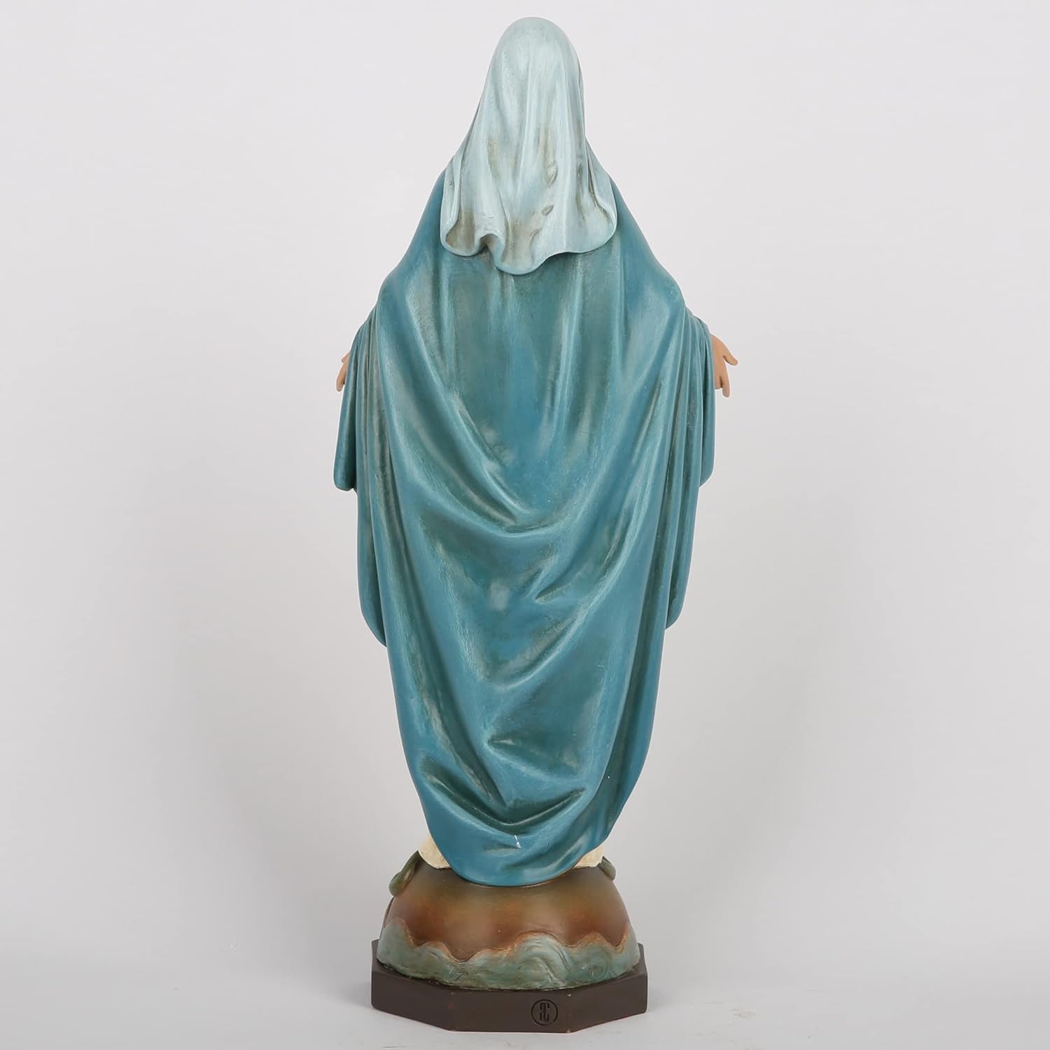 BC Katholiek Onze Lieve Vrouw van Genade Standbeeld Maagd Maria Altaar Figuur Religieus Cadeau voor Moeder Katholieke Huisdecoratie 34,3 cm Hoogte Handgeschilderd door Buildclassic (Elegant) Naty Shop Beelden en sculpturen