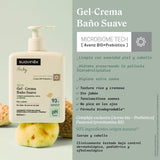 Suavinex, Syndet babyshampoo voor huid en haar, zeepvrij, 750ml + vochtinbrengende bodylotion, 750ml, geschikt voor de gevoelige huid en newborn, met 90%-93% natuurlijke ingrediënten. Kinderen - Bad- en huidverzorging Naty Shop