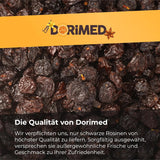 Paarszwarte rozijnen 1 kg | Gedroogde druiven | Geen zaden en geen suiker | producten zonder genetische manipulatie | Geschikt voor vegetariërs en veganisten | Ideaal om te combineren met de gedehydrateerde chocoladeproducten van Naty Shop