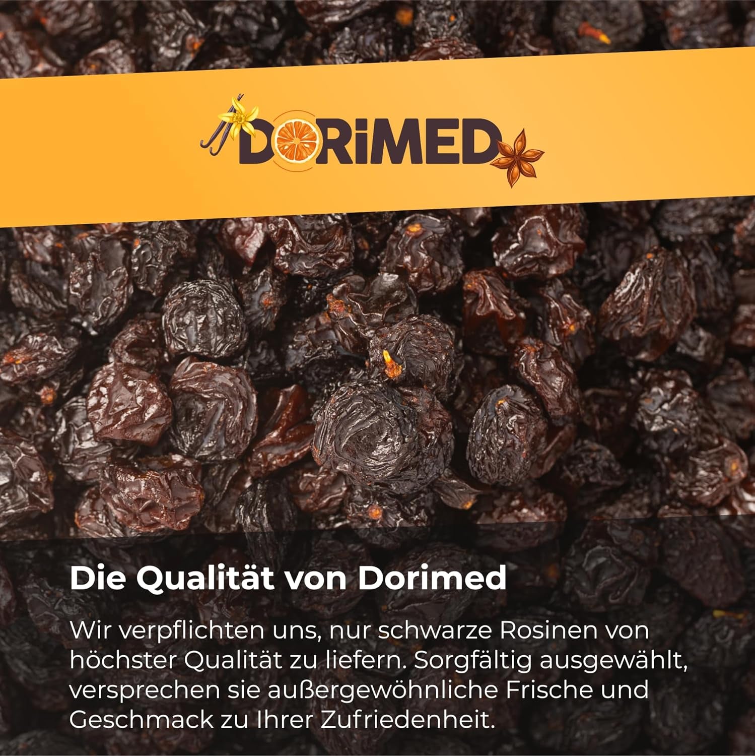 Paarszwarte rozijnen 1 kg | Gedroogde druiven | Geen zaden en geen suiker | producten zonder genetische manipulatie | Geschikt voor vegetariërs en veganisten | Ideaal om te combineren met de gedehydrateerde chocoladeproducten van Naty Shop