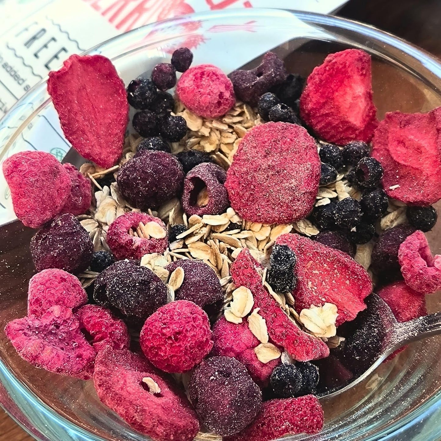 Super Bessen Gevriesdroogde Fruitmix | XL 300g Gedroogd fruit zonder suiker | Gedroogd fruit | Gedroogd fruit Gevriesdroogde aardbeien Frambozen Bosbessen Gevriesdroogde ZingyZoo Gedehydrateerde producten Naty Shop