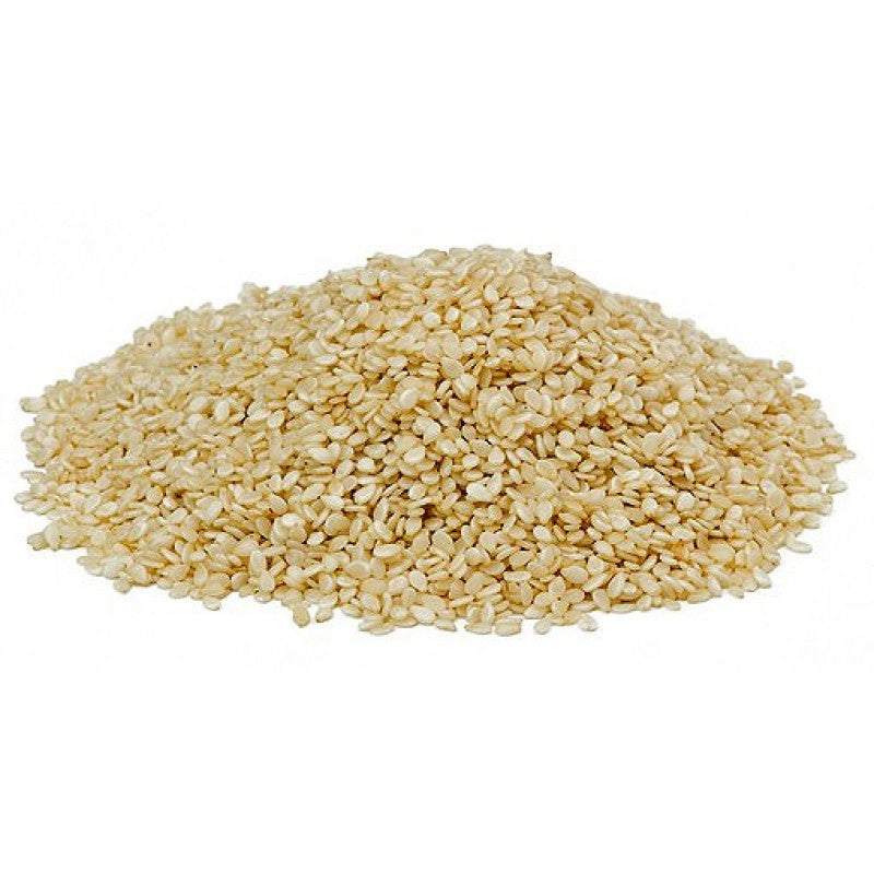 BrandX Witte Sesamzaadjes 50 g - Knapperige en natuurlijke smaak, rijk aan calcium en veganistische eiwitten