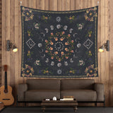 Wandtapijt 130 130mx150m maanstanden bloemen canvas Huis - Accessoires en Decoratie Naty Shop Standaardtitel