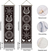 Wandtapijt een handmaker viking symbool levensboom runen Huis - Accessoires en Decoratie Naty Shop