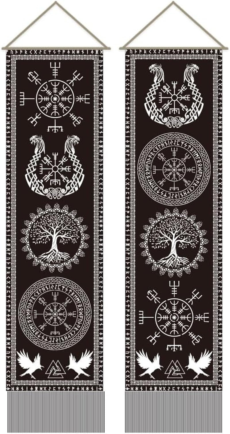 Wandtapijt een handmaker viking symbool levensboom runen Home - Accessoires en Decoratie Naty Shop Standaardtitel