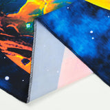 Wandtapijt alishomtll zwart licht astronaut paddestoel fluorescerend botanisch Huis - Accessoires en Decoratie Naty Shop