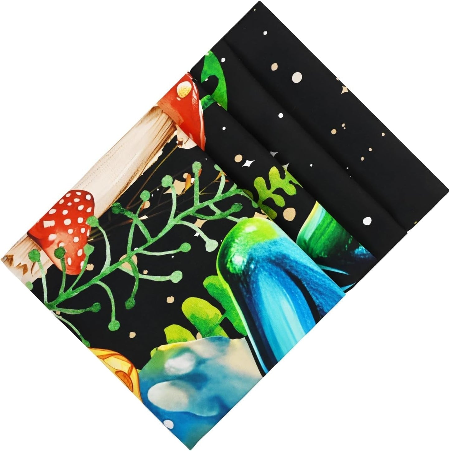 Wandtapijt alishomtll kikker paddestoel maan sterren kleurrijk Wonen - Accessoires en Decoratie Naty Shop