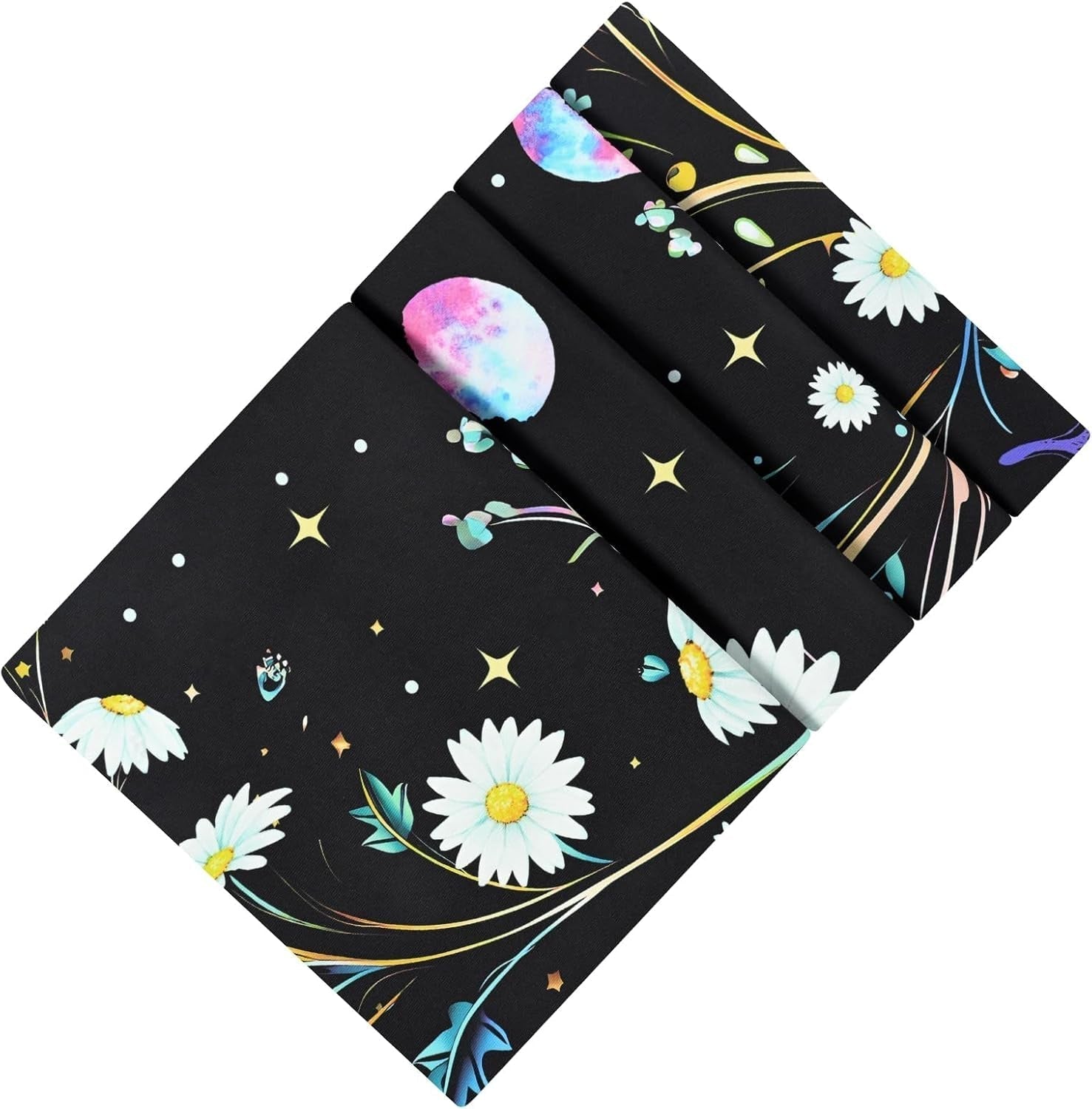 Wandtapijt alishomtll vlinder maanfase bloemen madeliefje zwart Wonen - Accessoires en Decoratie Naty Shop