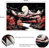 Wandtapijt alishomtll bergtafereel maan bos bergen Home - Accessoires en Decoratie Naty Shop