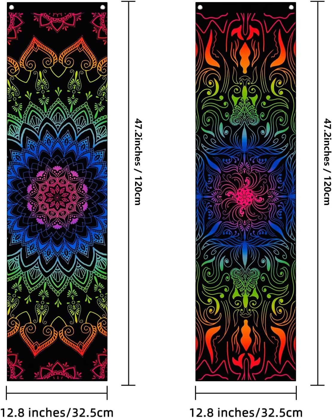 Wandtapijten alishomtll pack mandala reactief bohemien verticaal Huis - Accessoires en Decoratie Naty Shop
