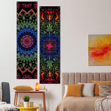 Wandtapijten alishomtll pack mandala reactief bohemien verticaal Huis - Accessoires en Decoratie Naty Shop